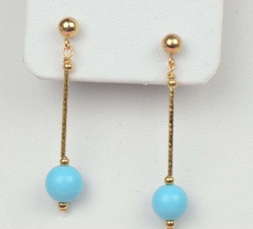 14k Yellow Gold 3pcs Set: Necklace, Bracelet, Earrings - Picture 5 of 10