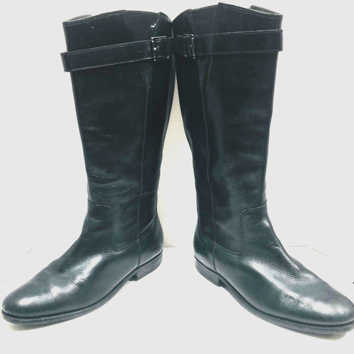 Stivali Westport L L Bean alti neri Brasile pelle donna fibbia zip 8,5 - Foto 4 di 11