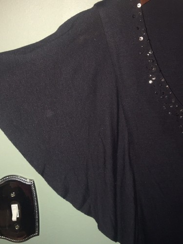 👗🆕 Sequin Dress Velvet by Graham & Spencer Petite PS - Picture 5 of 12