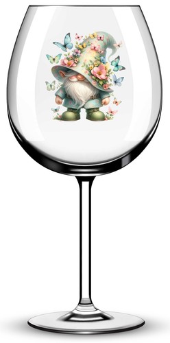 x12 Pastell Gnome Gonk Glas Vinyl Aufkleber Aufkleber Farbe vb887 - Bild 2 von 4