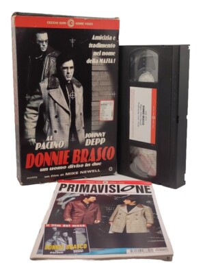 VHS | Donnie Brasco + Primavisione Nr.12 Januar 1999   Cecchi Gori Home Video