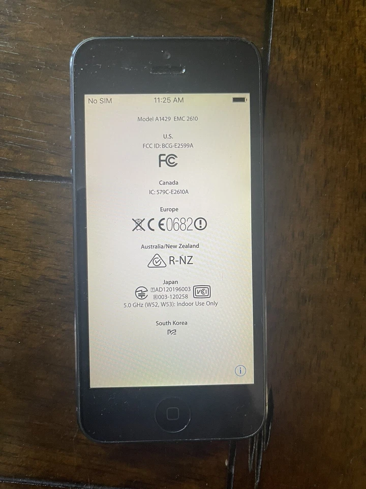 Apple iPhone 5 - 16GB - Black & Slate (Unlocked) A1428 (GSM) - Image 3 of 4