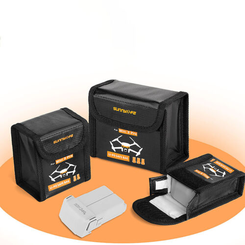 Sac de rangement antidéflagrant batterie LiPo sac de sécurité pour accessoires DJI Mini 3 Pro - Photo 1 sur 11