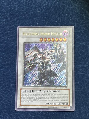 Blackwing Armor Master Grey Stamp + Foil Shift Misprint Yugioh