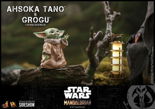 Juego de figuras a escala 1:6 de Hot Toys Star Wars Ahsoka Tano & Grogu The Mandalorian DX21 - Imagen 15 de 18