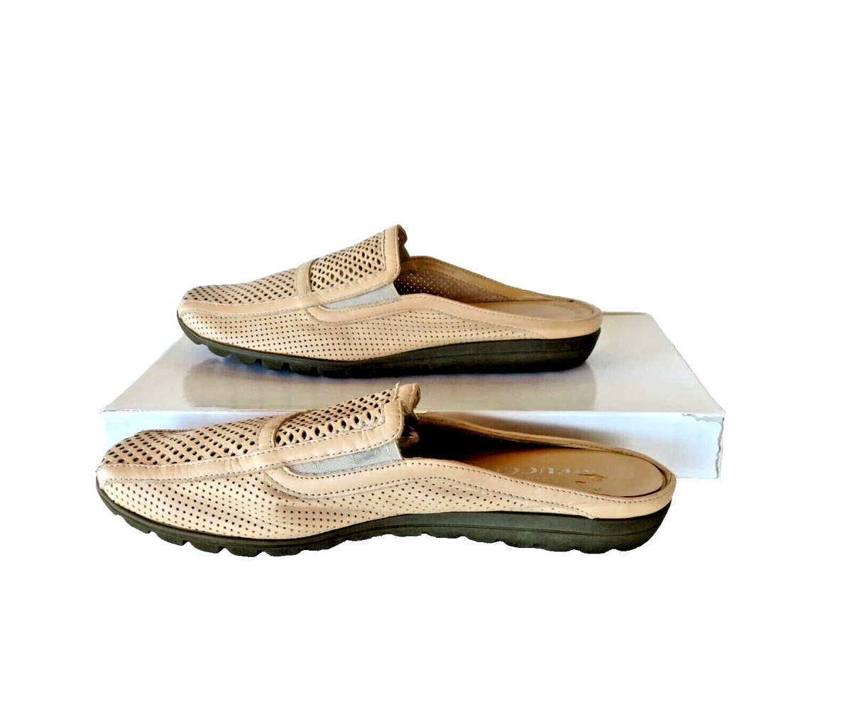 Sesto Meucci Women 8M Loafers Shoes Sneakers Slip Ons Mules Slides Leather Mint