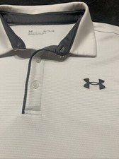 Under Armour UA Tech Polo Shirt White Men  s XL Short Sleeve S/S
