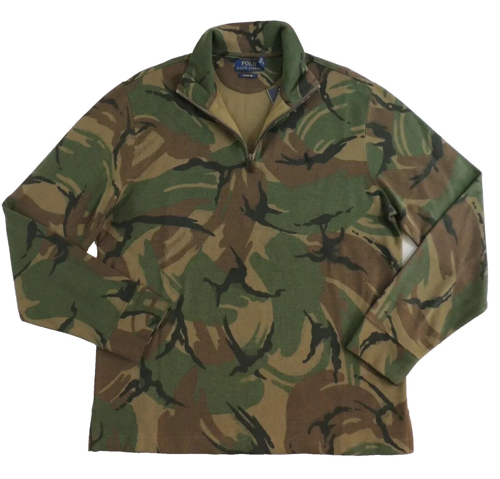 Polo Ralph Lauren Big Pony Camouflage Maglione Felpa Pullover Camicia S