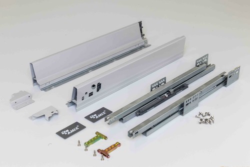 Schubkasten Küchenschublade Grau Schublade Vollauszug Küchenschubkasten 40Kg - Bild 2 von 8