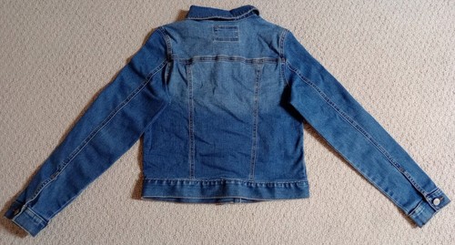 So Girls X Large Blue Denim Button Up Jean Jacket 23 - Picture 2 of 10