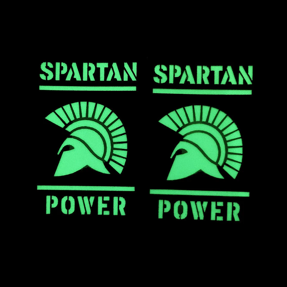 Reflective IR Spartan Power Medical MED Hook Loop Patch Emblem Fastener Badge - Image 2 of 4