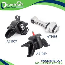 3pcs Engine Motor & Transmission Mount for 2014-2019 Kia Soul l4 2.0L AUTO