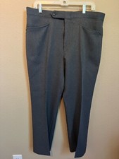 Vtg 60 70's Sansabelt JAYMAR Men Gray Dress Pants Slacks Trousers 38 /27 inseam