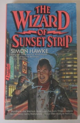 The Wizard of Sunset Strip (Wizard #3) Simon Hawke PB 1st Questar