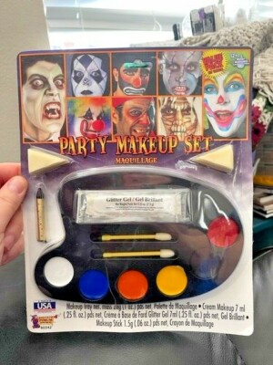 Party Halloween Face Paint Disguise Costume Multi Color Makeup Kit New!!!