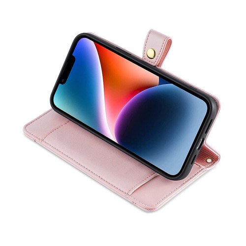 For iPhone 7/8/X/11/12/13/14/15 Zipper Wallet Magnetic Flip Stand Crossbody Case - Picture 68 of 80