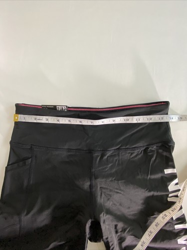 Womens Calvin Klein Bike Shorts Cycle Medium Black 9" Inseam Pull On - Picture 10 of 21