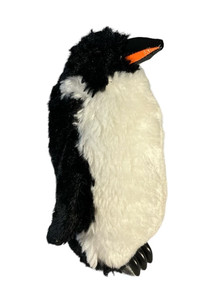 Dan dee Penguin Plush  8 in. Black & WhiteSoft Cuddly Stuffed Toy Bird Beak Feet - Image 3 of 4