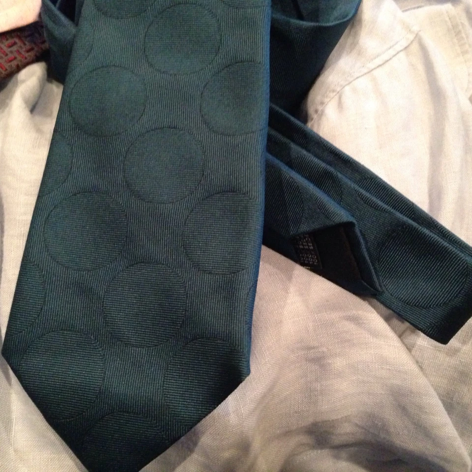  DI MASSIMO PIOMBO ШЕЛКОВЫЙ ГАЛСТУК РУЧНОЙ РАБОТЫ В ИТАЛИИ $315 - Изображение 4 из 4