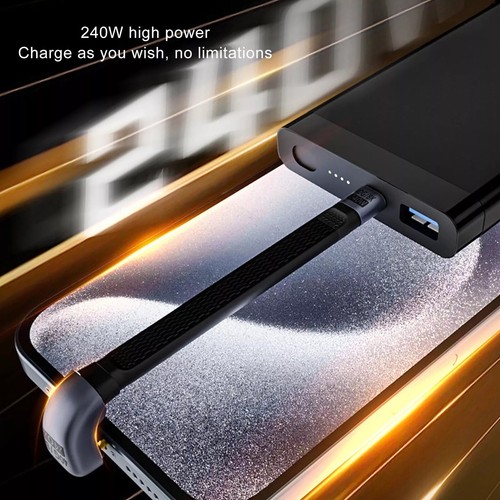 USB C Short Cable USB4 40Gbps 240W 8K Flat Slim FPC Data Extension Cable - Picture 7 of 10
