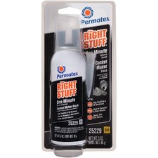 3 oz Right Stuff Black Gasket Maker Instant Sealant Durable Leak Proof Solution