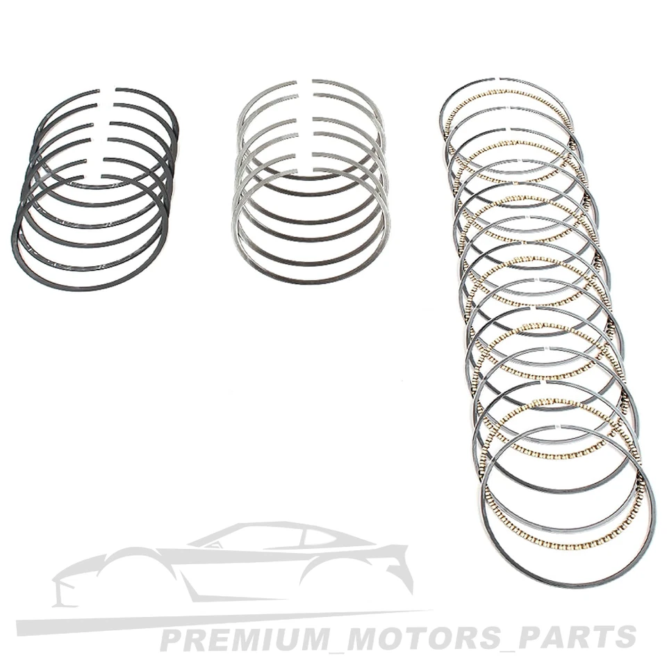 Pistons with Rings Set & Pin Kit for Chrysler Dodge Jeep Mitsubishi 4.7L Foto 3 de 4