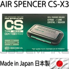 CS-X3 CSX3 AIR SPENCER AIR FRESHENER FOR CAR LIME REFILL JAPAN GENUINE JDM