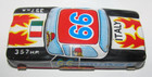 VERY NICE VINTAGE JAPAN TIN LITHO FRICTION #66 ITALY RALLY STOCK CAR TOY — photo 2
