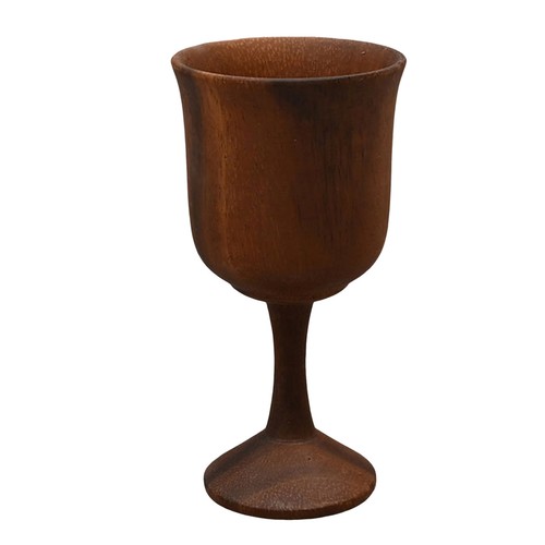 Wooden Goblet Drinking Mug Wooden Whiskey Cup Wooden Beer Mugs Glass - Picture 12 of 17