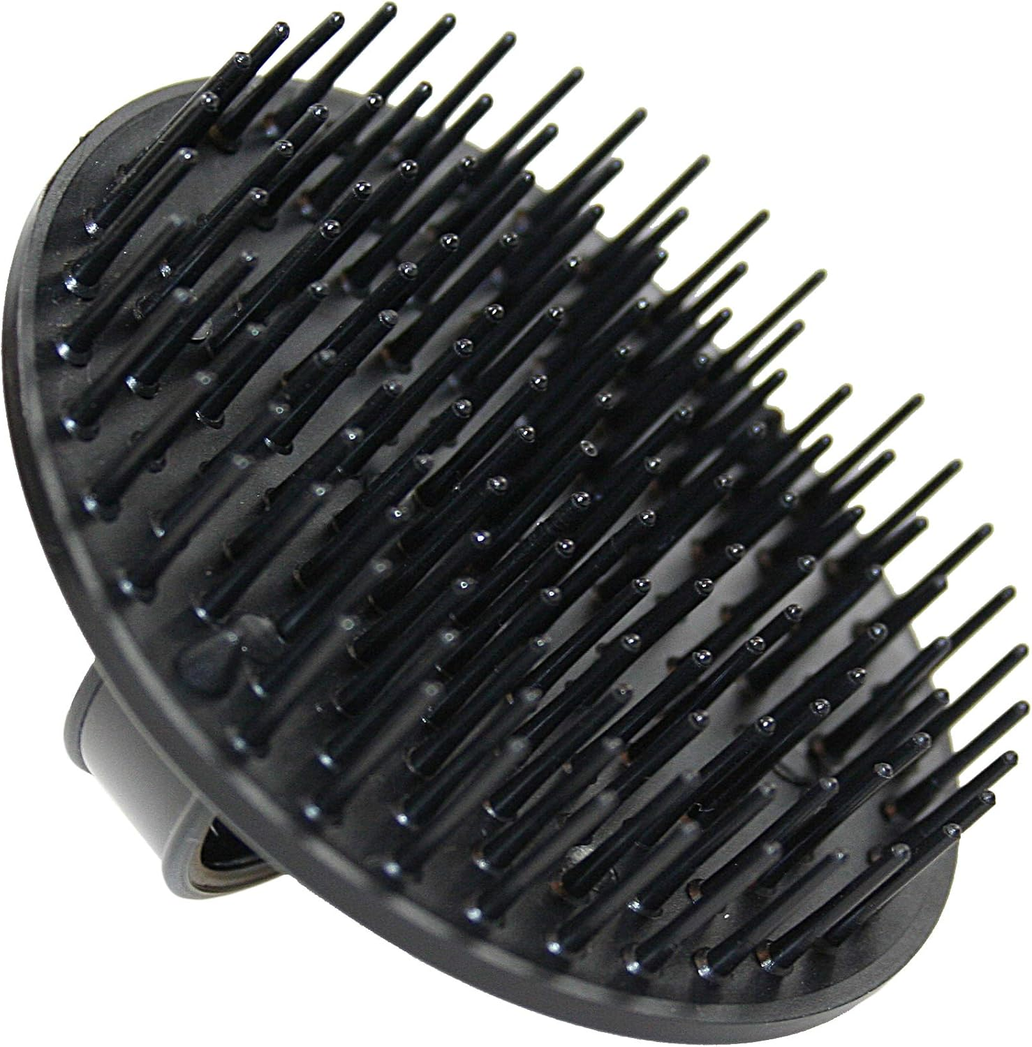 Jack Dean by  (Black) Scalp Massager and Detangling Hair Brush for Thick or Thin