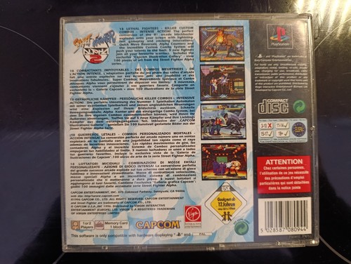 Street Fighter Alpha 2 PAL PlayStation 1 Ps One ps1 Ita PlayStation One Capcom - Foto 3 di 5
