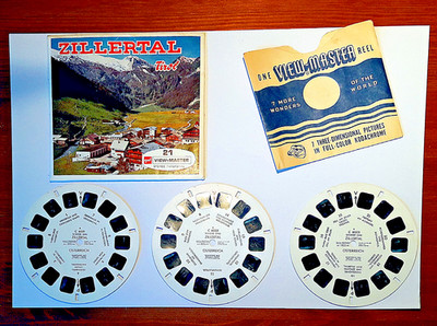 3 View-Master Stereo 3D Reels   C652-D, Zillertal, Österreich,Austria, Mayrhofen