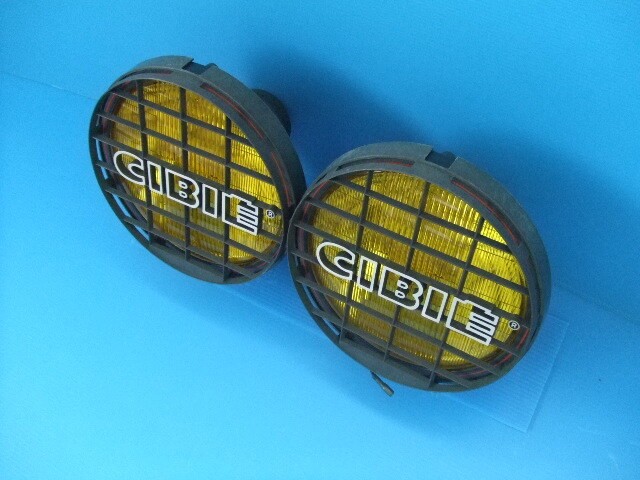 CIBIE 22cm Large Round Fog Lamp H2 Bulb for Classic Pajero Apollo