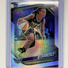 JJ Quinerly 2025 Panini Prizm WNBA #95 RC Silver Prizm Dallas Wings