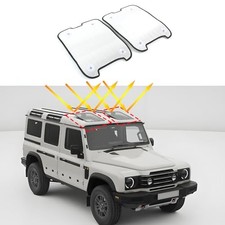 Car Sunroof Sun Shade Compatible with INEOS Grenadier 2020-2026, Foldable White