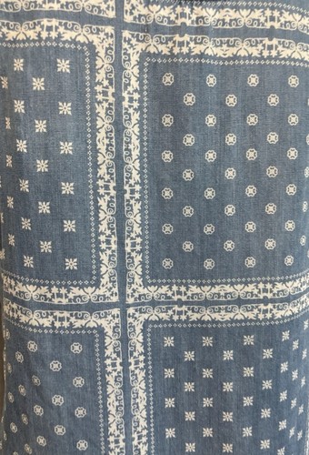 Blusa sin mangas Life In Progress para mujer azul denim talla pequeña - Imagen 8 de 8