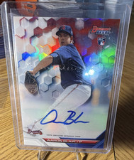 2016 Bowman's Best Aaron Blair Rookie Autograph Refractor #B16-ABL Braves