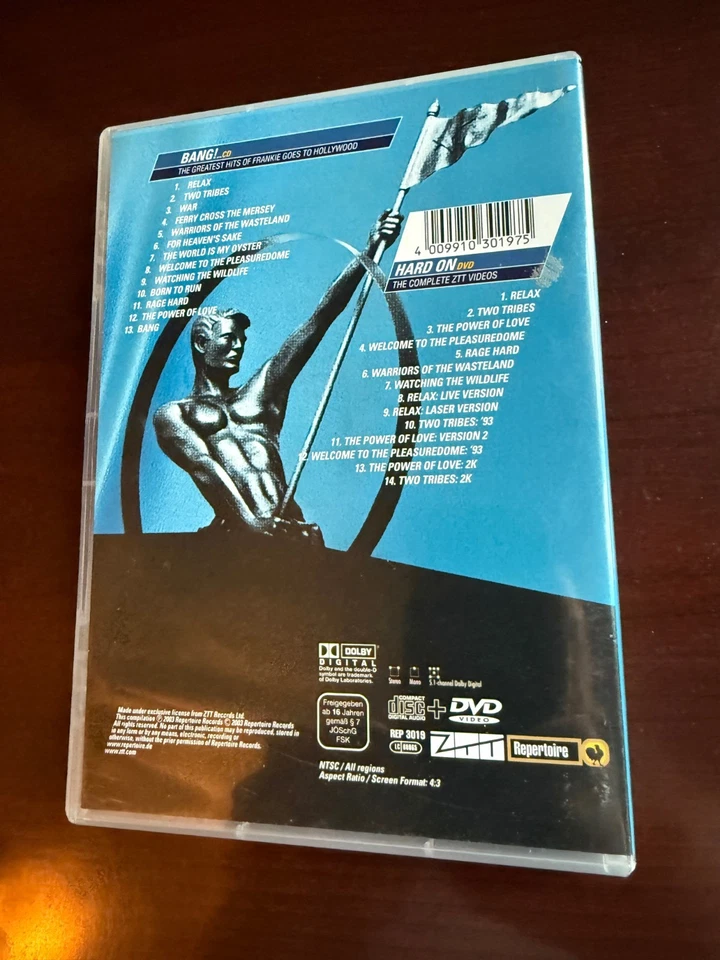 Frankie Goes to Hollywood Bang! Hard On Greatest Hits DVD & CD Set *RARE* Foto 2 de 4