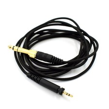 2M 6.35/3.5mm to 2.5mm Earphone Audio Cable For SHURE SRH840 SRH940 440 SRH750DJ