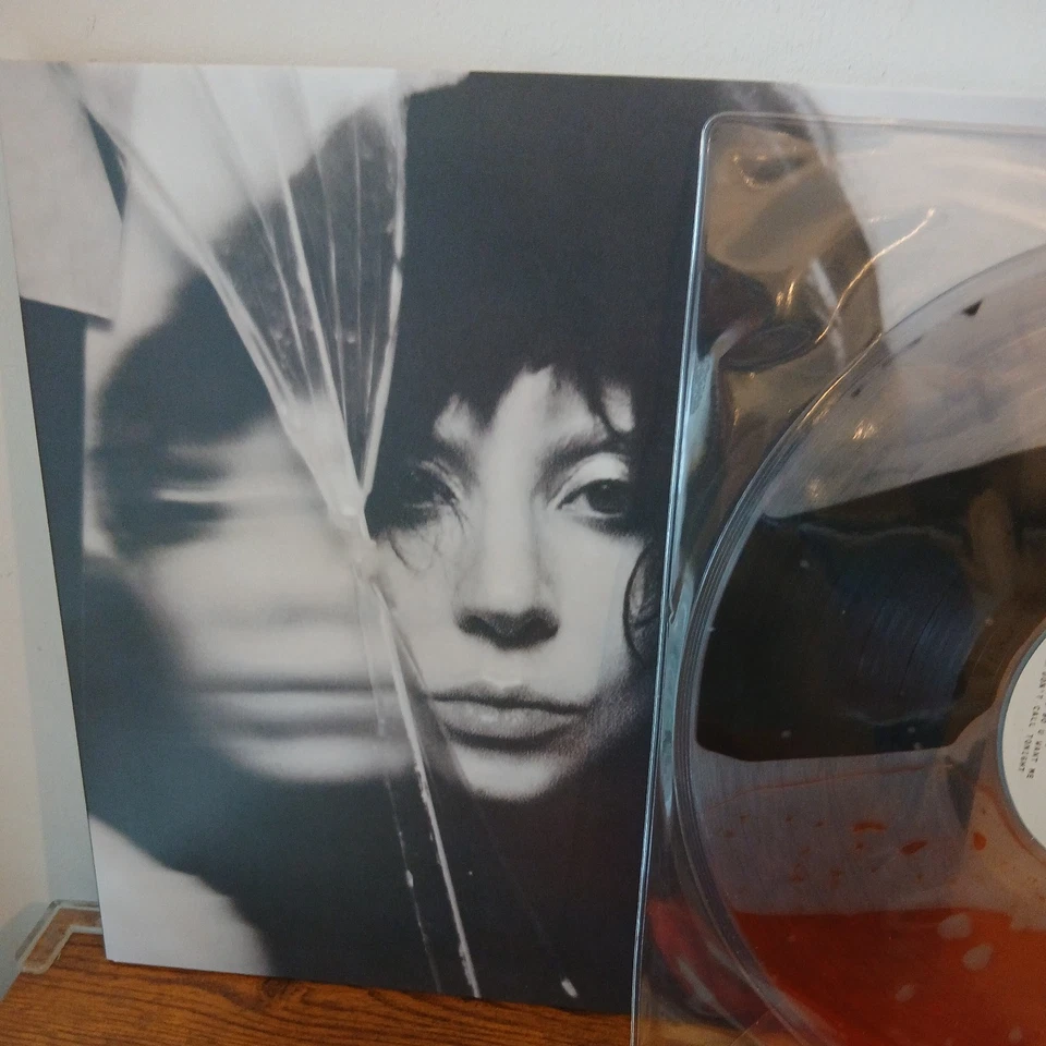 Lady Gaga Mayhem Liquid Filled Vinyl LP . Small Tear as Shown in Pictures. - Image 3 of 4
