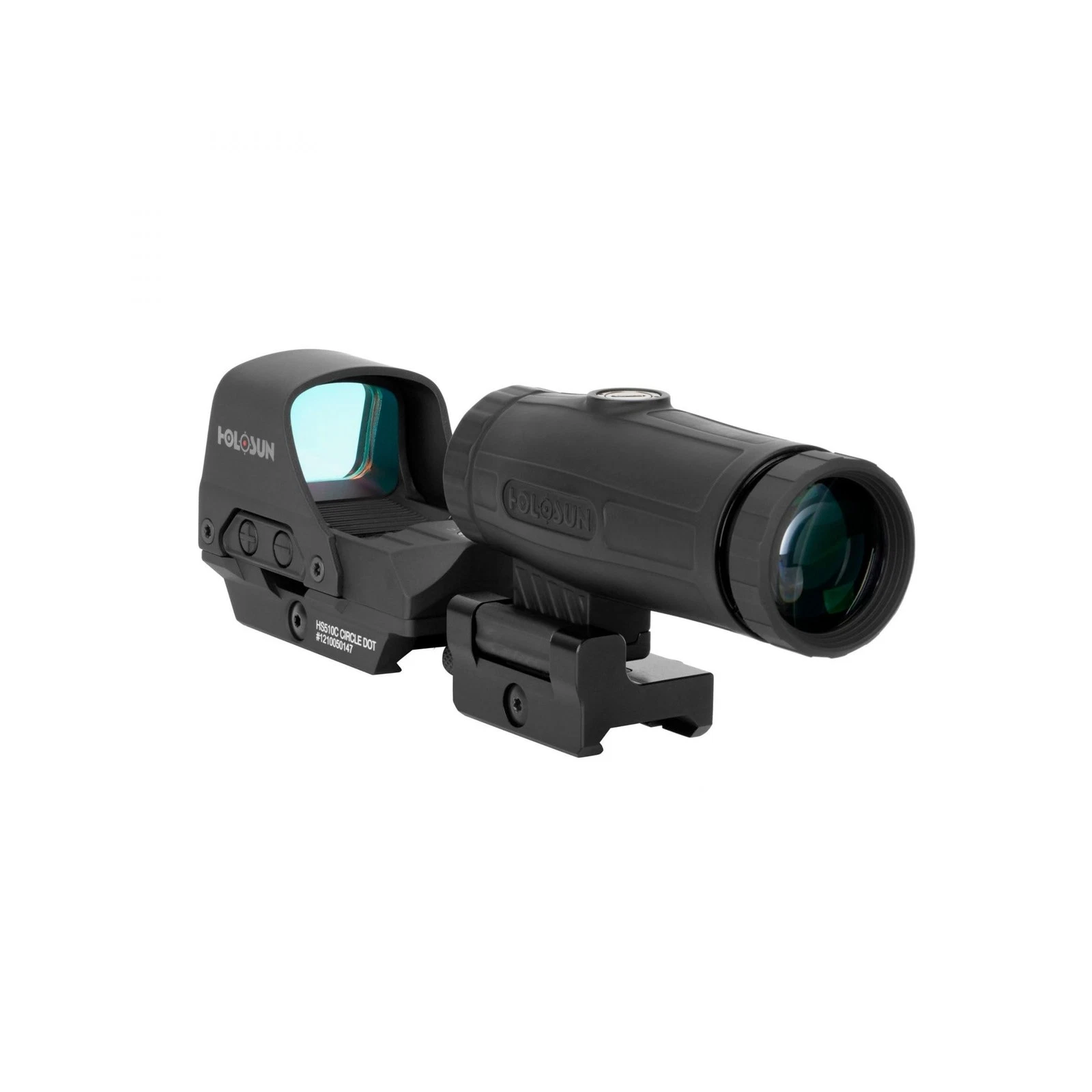 HOLOSUN 510C & HM3X Combo Multi-Reticle Circle Dot Sight w/ 3x Magnifier-img-7