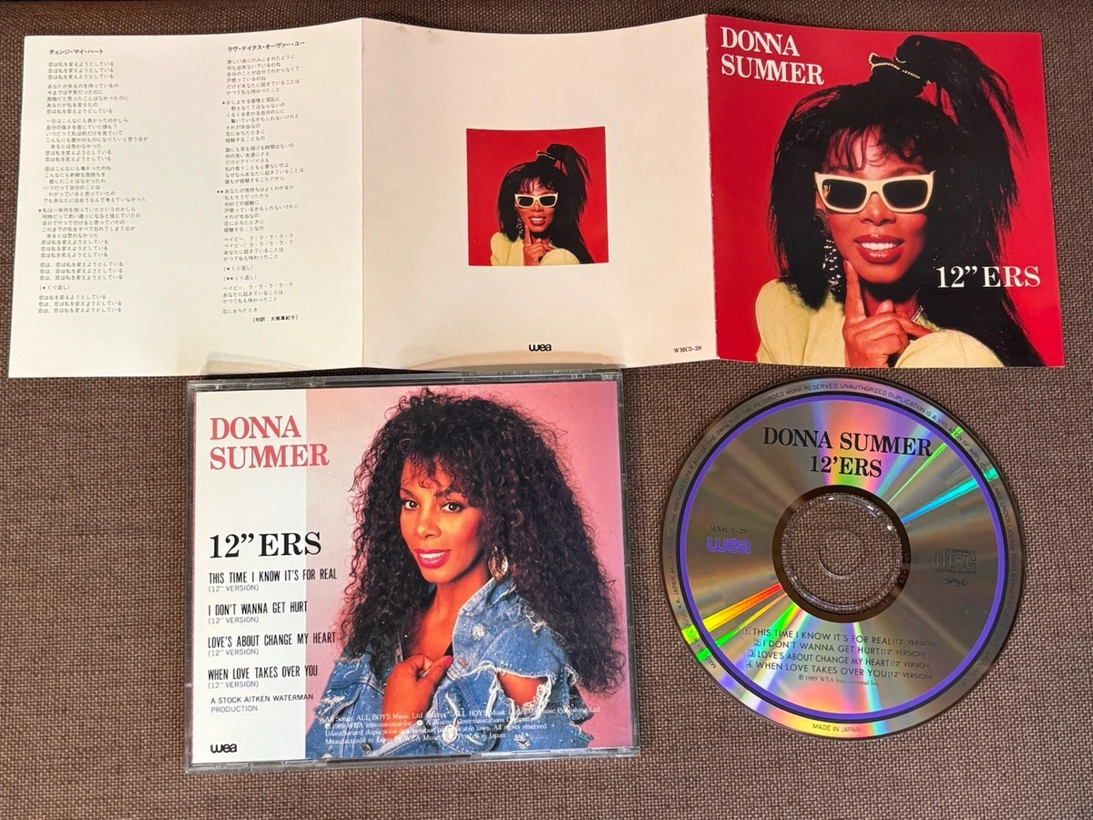 DONNA SUMMER 12" Ers JAPAN CD WMC5-28 P02 w/ PS 4 tracks 1989 issue Free S&H/P&P