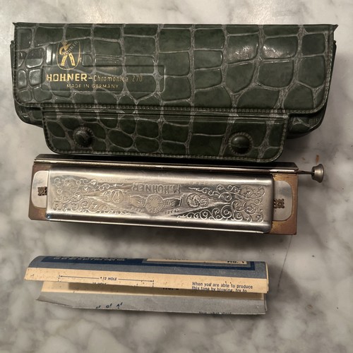 Hohner Chromonica 270 Chromatic Harmonica Key of G with case