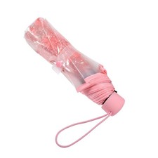 1PC Transparent Folding Umbrella Fashionable Princess Umbrella