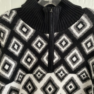 Abbott Elementary Sweater Multicolor Geometric Print Size XL Warm New