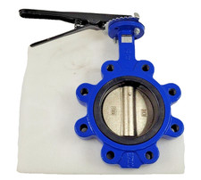 Smith-Cooper 160 Lug Style Butterfly Valve, 5" in, NI PL-DI 200PSI DI 4020 NBR