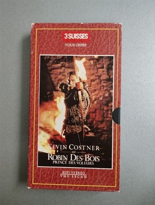 VHS - Robin Hood Prinz der Diebe | Kevin Costner | 3 SCHWEIZER | Guter Zustand