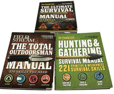Outdoor Survival Manual Book Lot Field & Stream, Outdoor Life