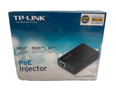 TP-Link Gigabit Power Over Ethernet PoE Injector Adapter TL-PoE150S Networking