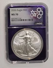 2026 American Silver Eagle NGC MS70 - Purple Foil Core Trader Bae Holder